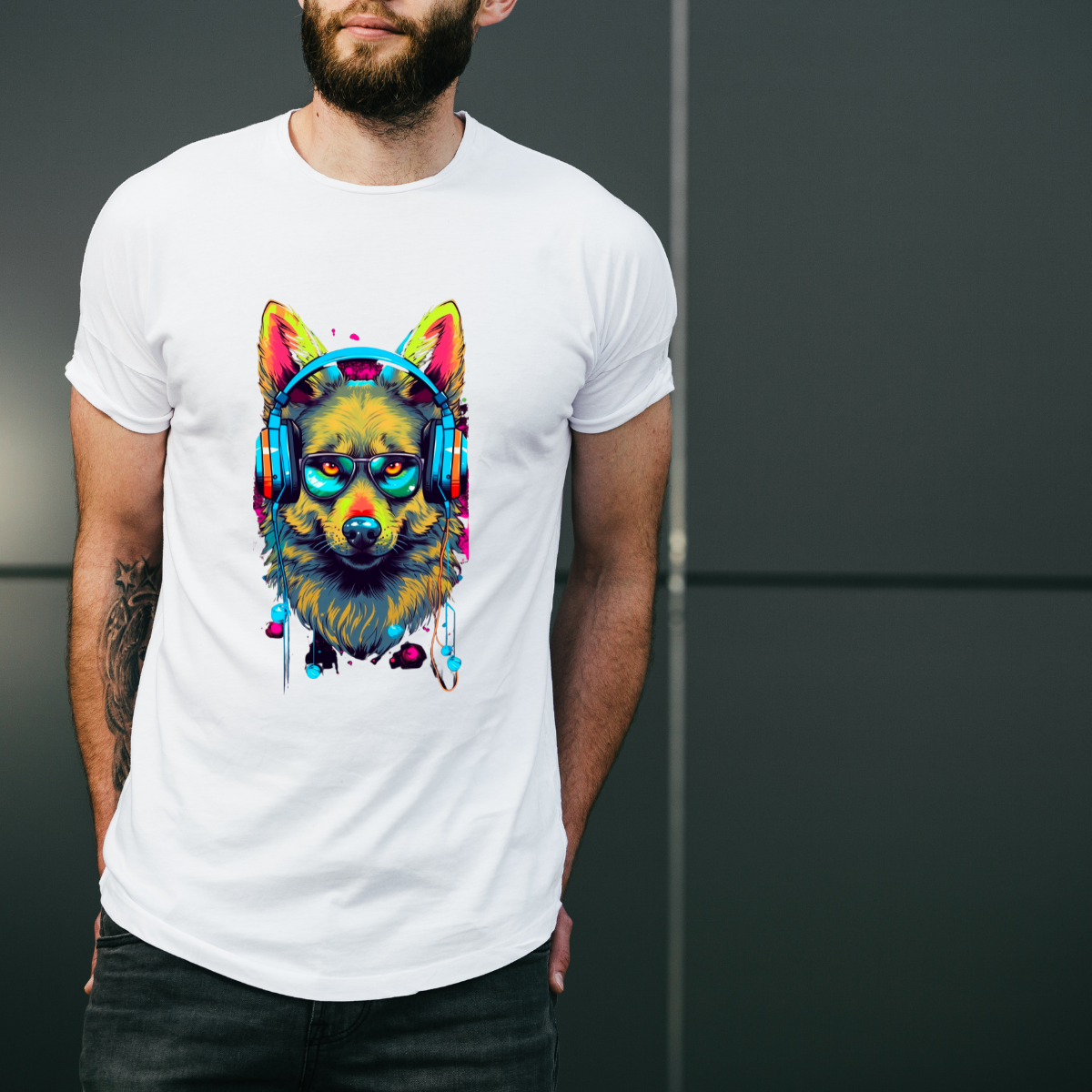 fox T-shirt | music fox T-shirt | Premium quality Tee