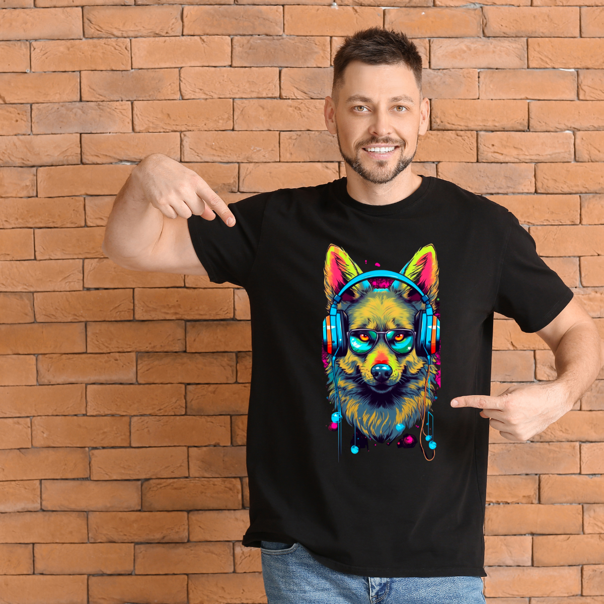fox T-shirt | music fox T-shirt | Premium quality Tee