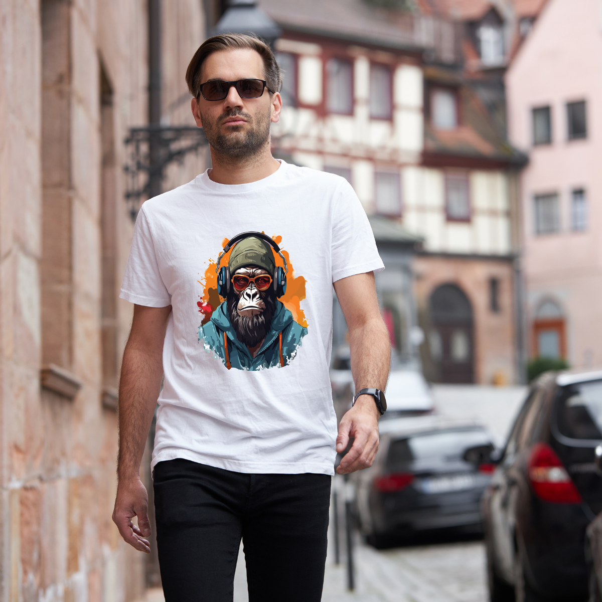 Gorilla T-shirt | Monkey angry T-shirt | Premium quality Tee