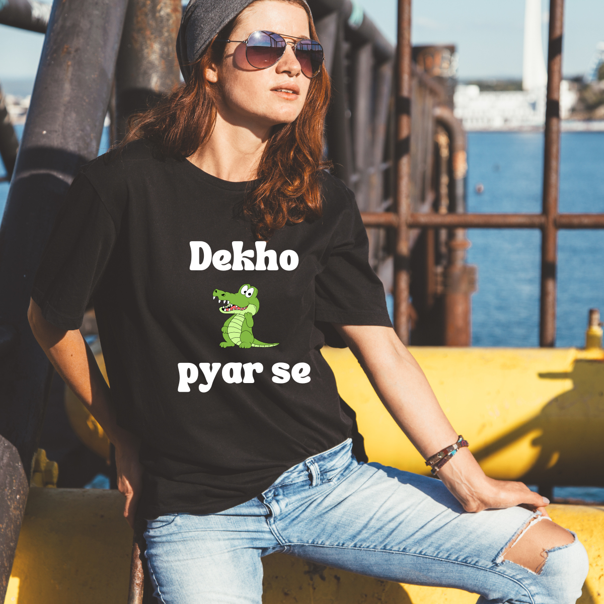 Dekho Magar Pyar Se | funny T-shirt | Premium quality Unisex t-shirt