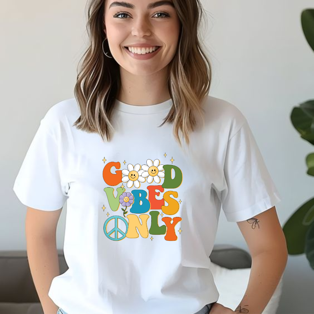 Good Vibes Only t-shirt for women | Premium Women T-shirt | Unisex t-shirt
