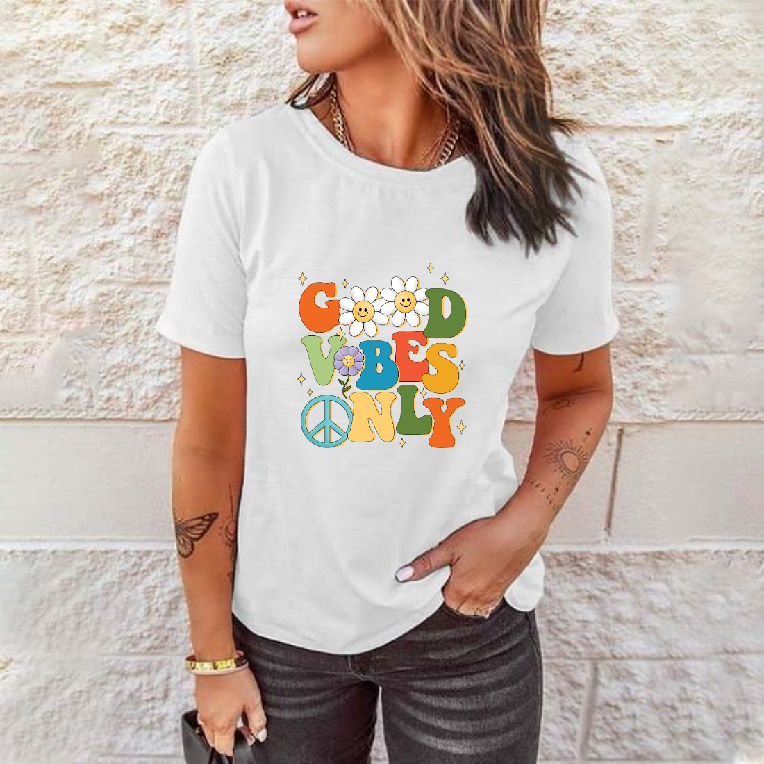 Good Vibes Only t-shirt for women | Premium Women T-shirt | Unisex t-shirt