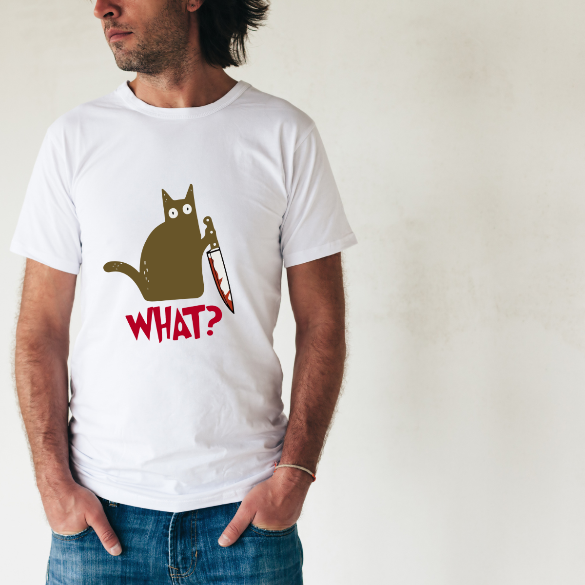 Funny cat T-shirt | Funny T-shirt | Premium quality Tee