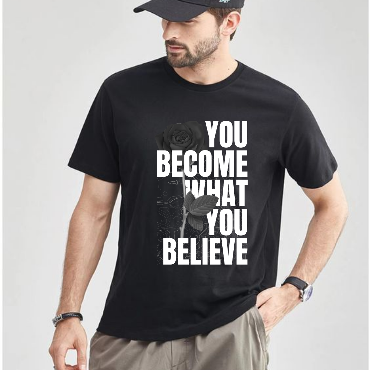 Positive quote T-shirts | Self Believe Quote T-shirt | Premium quality Unisex t-shirt