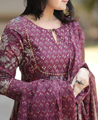 Women Floral Printed Kurta and Pant Set with Dupatta | Premium Ethnic Wear