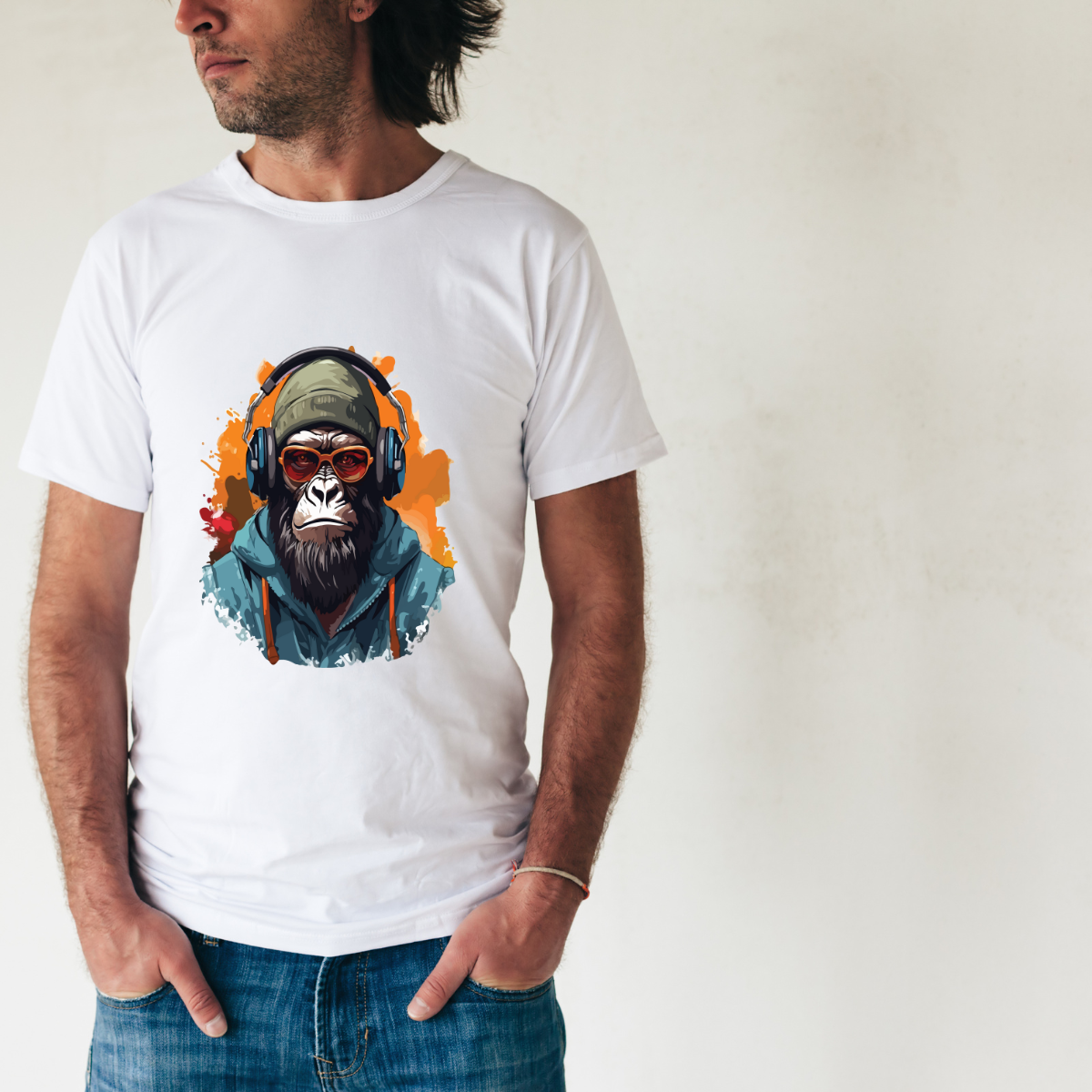 Gorilla T-shirt | Monkey angry T-shirt | Premium quality Tee