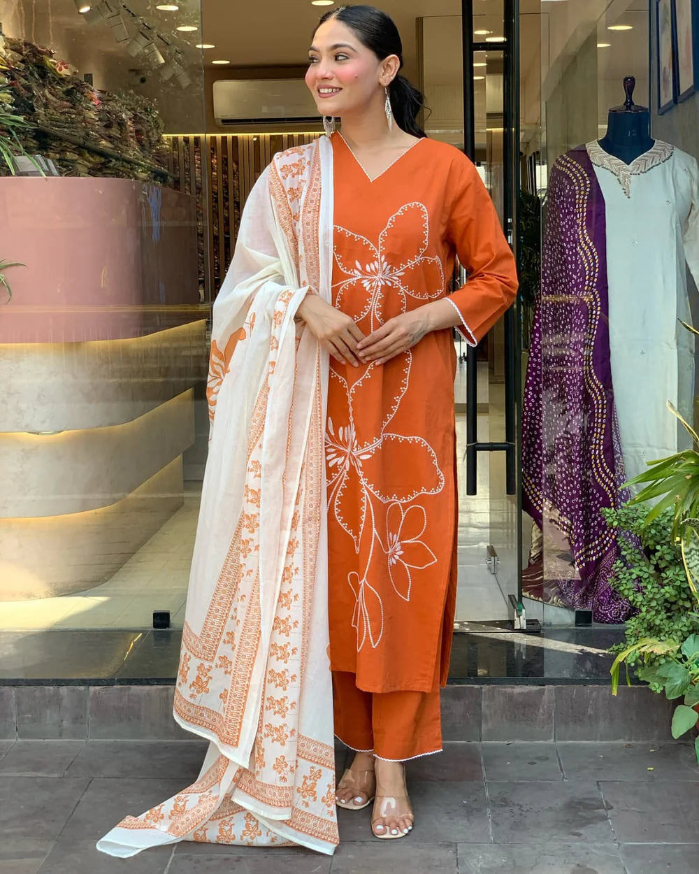 Women's Viscose Silk Kurta Embroidered Festive-Wear Set | Premium Quality Ethnic Wear