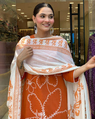 Women's Viscose Silk Kurta Embroidered Festive-Wear Set | Premium Quality Ethnic Wear